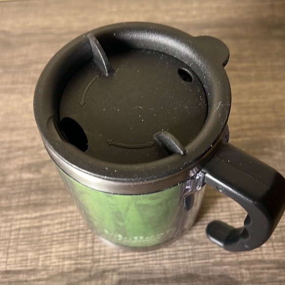 LL Bean Deer Stainless Steel Mug Green - Picture 3 of 5
